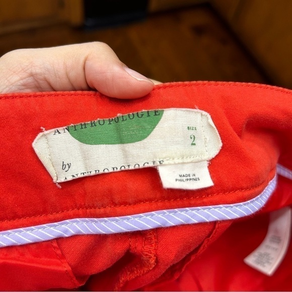 Anthropologie by Anthropologie red pants - Picture 4 of 6
